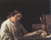 Self-Portrait at the Age of Seventeen,wtih Still Life
